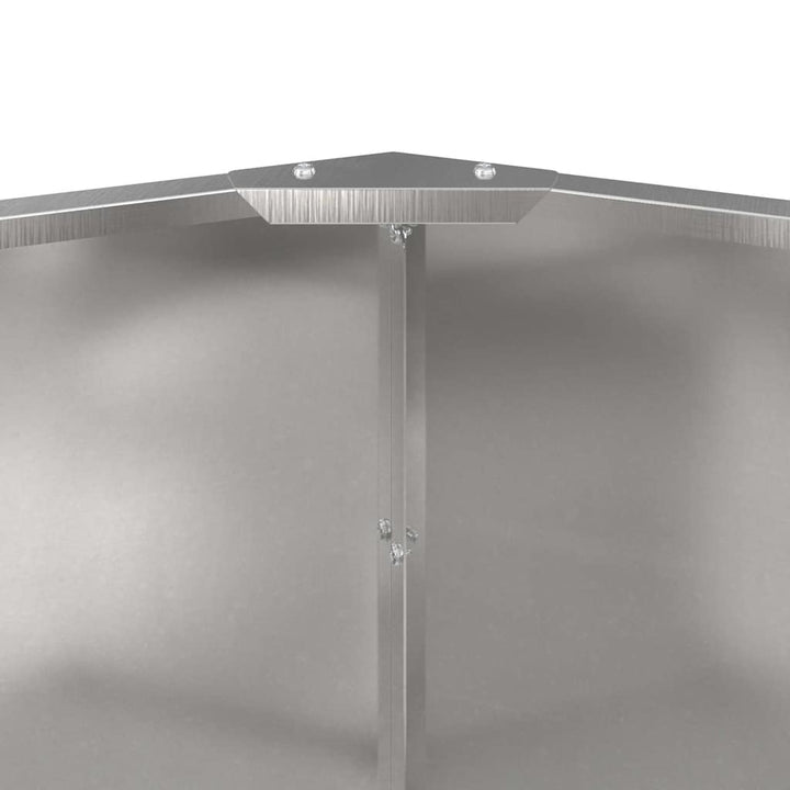 Plantekasse Sølv 60 x 60 x 50 cm Rustfrit stål