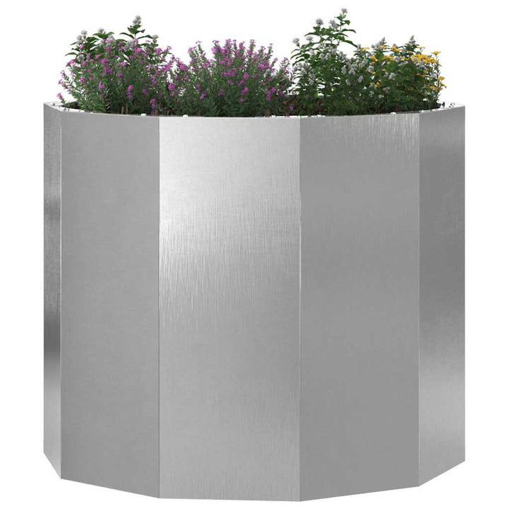 Plantekasse Sølv 60 x 60 x 50 cm Rustfrit stål