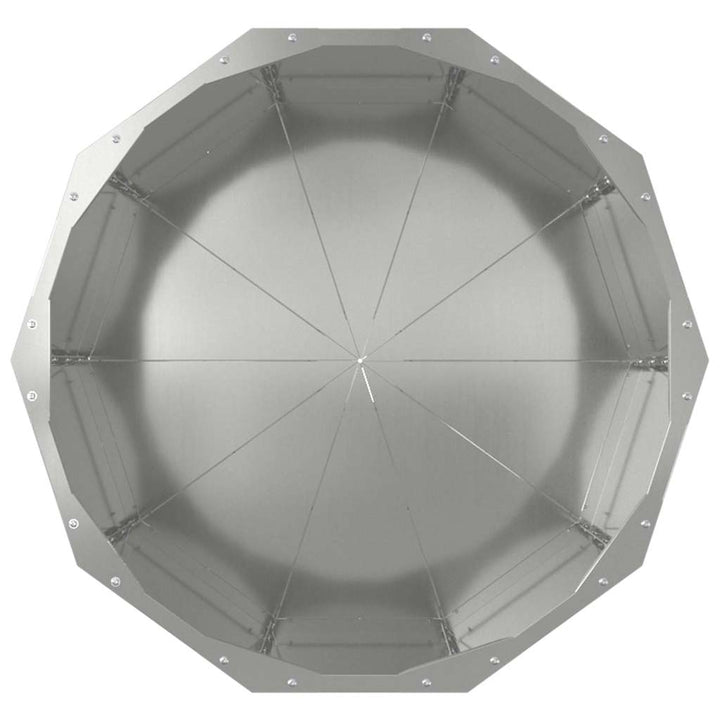 Plantekasse Sølv 60 x 60 x 50 cm Galvaniseret stål