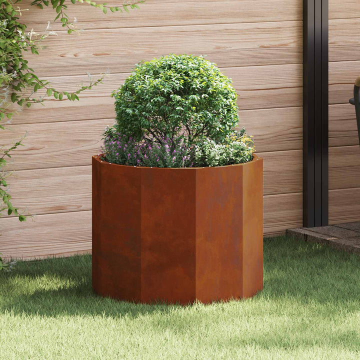 Plantekasse Rusten 60 x 60 x 50 cm Cortenstål