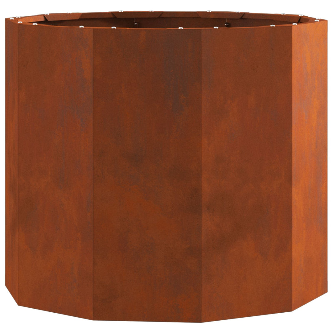 Plantekasse Rusten 60 x 60 x 50 cm Cortenstål