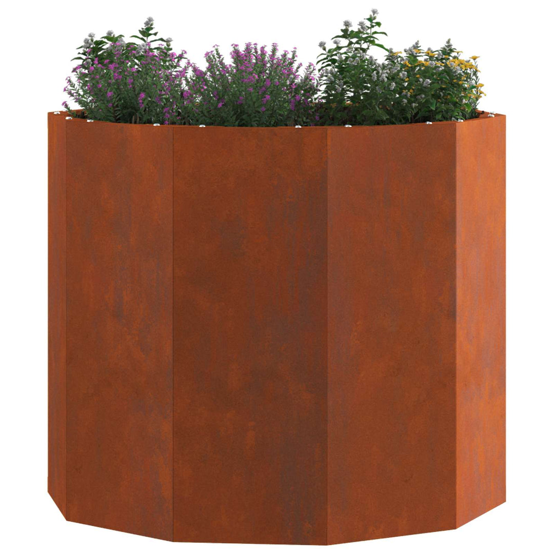 Plantekasse Rusten 60 x 60 x 50 cm Cortenstål