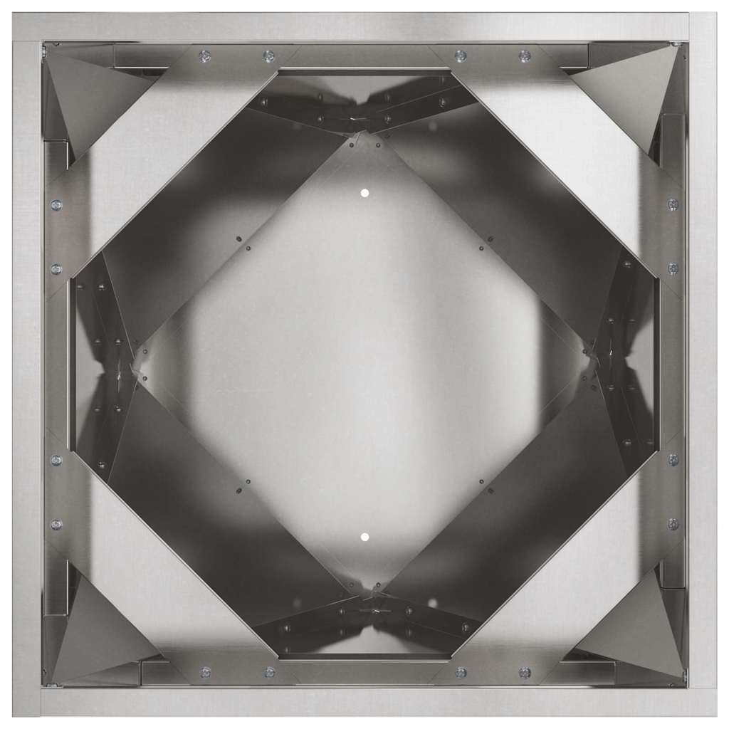 Plantekasse Sølv 30 x 30 x 75 cm Rustfrit stål