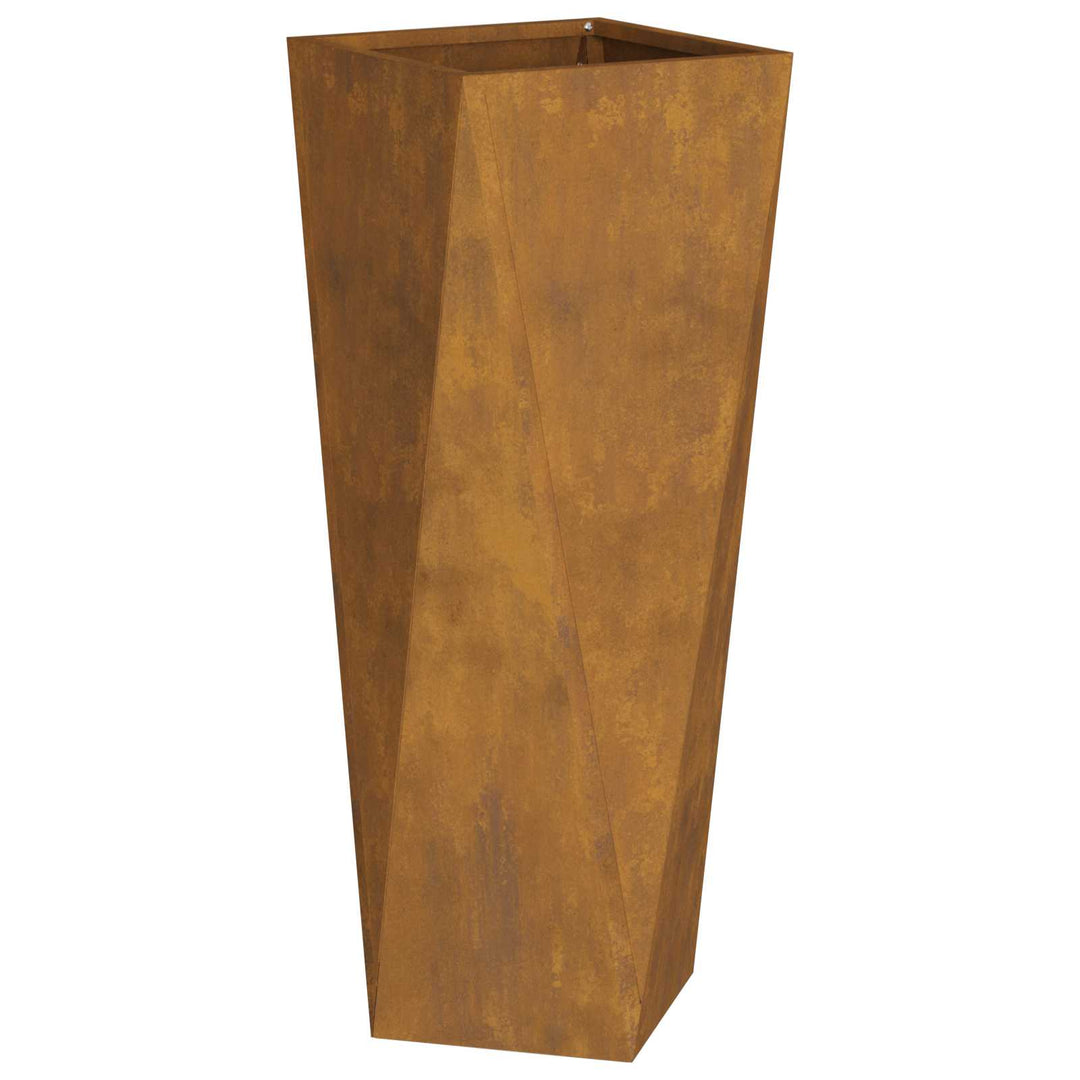 Plantekasse 2 pcs Rusten 30 x 30 x 75 cm Cortenstål