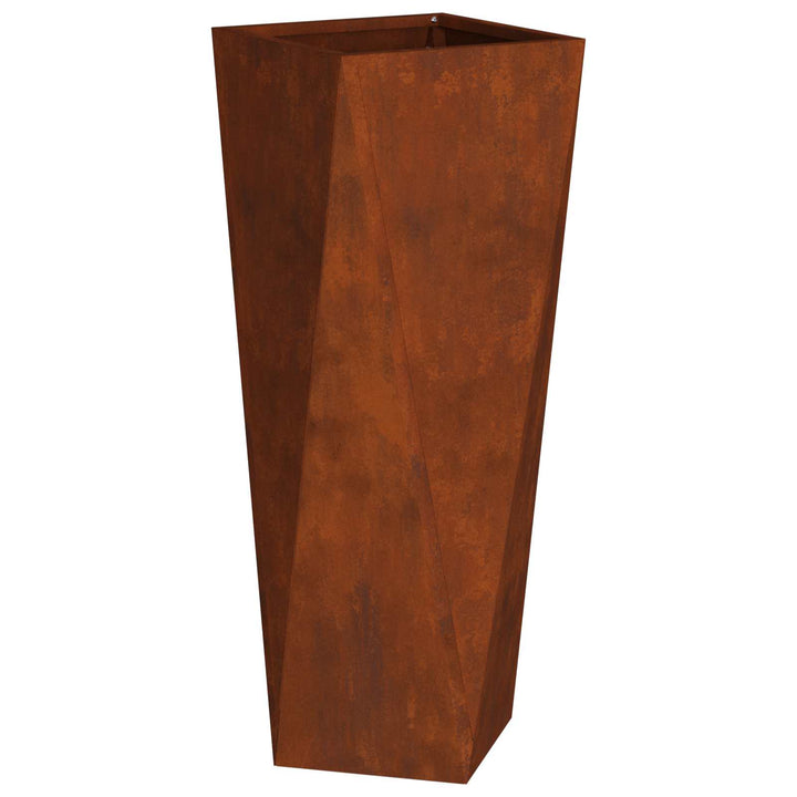 Plantekasse 2 pcs Rusten 30 x 30 x 75 cm Cortenstål