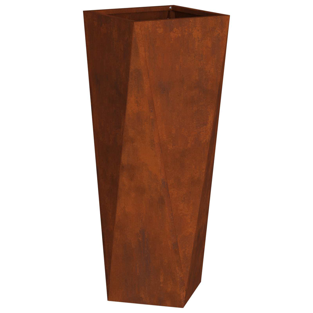 Plantekasse 2 pcs Rusten 30 x 30 x 75 cm Cortenstål