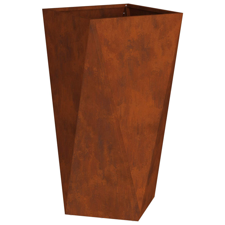 Plantekasse Rusten 40 x 40 x 75 cm Cortenstål