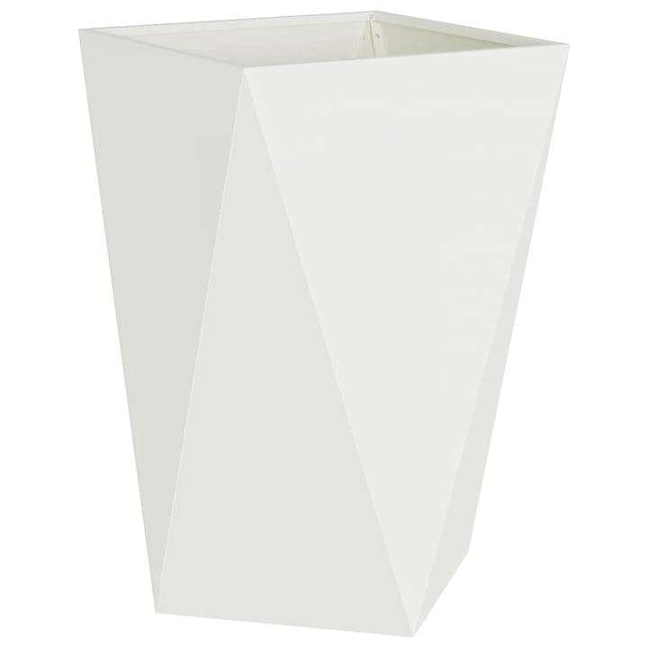 Plantekasse Hvid 50 x 50 x 75 cm Stål