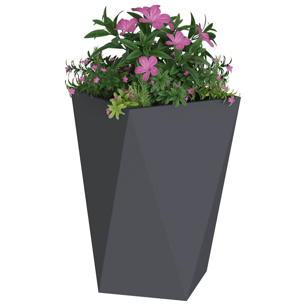 Plantekasse Antracit 50 x 50 x 75 cm Stål