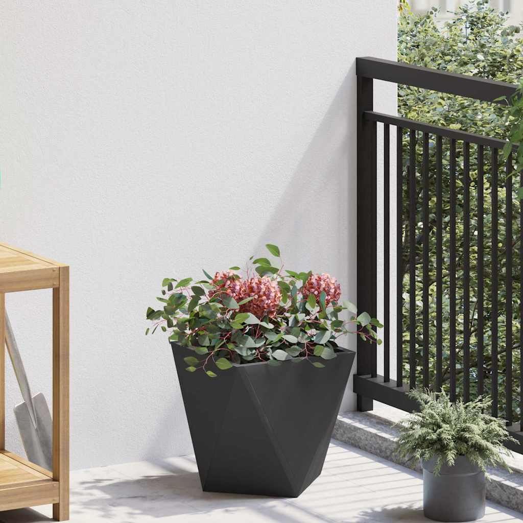 Plantekasse Sort 30 x 30 x 30 cm Stål