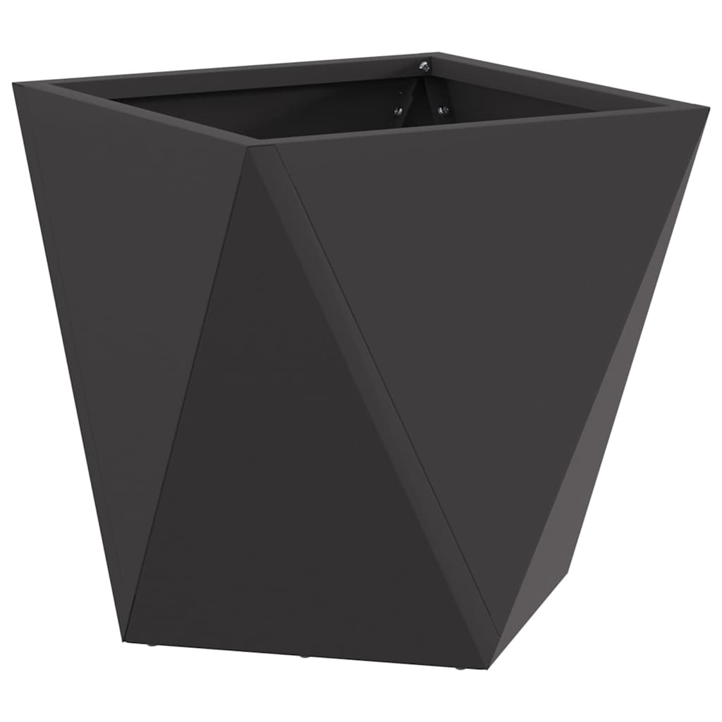 Plantekasse Sort 30 x 30 x 30 cm Stål