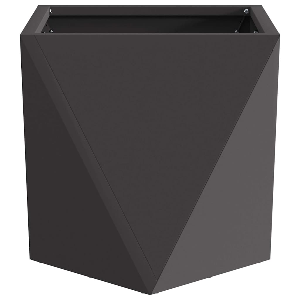 Plantekasse Sort 30 x 30 x 30 cm Stål