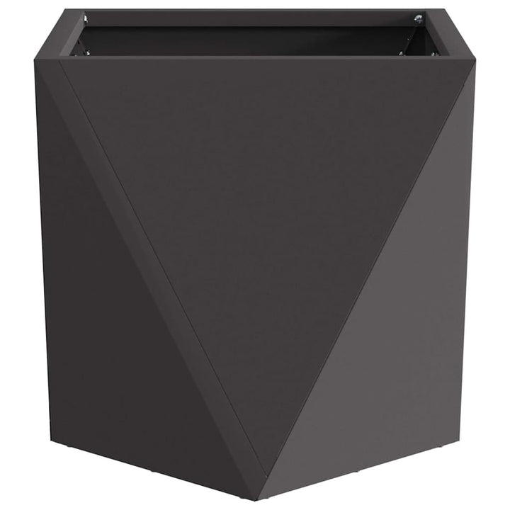 Plantekasse Sort 30 x 30 x 30 cm Stål