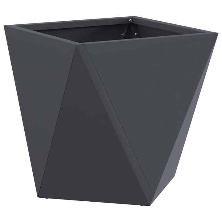 Plantekasse 2 stk. Antracit 30 x 30 x 30 cm Stål