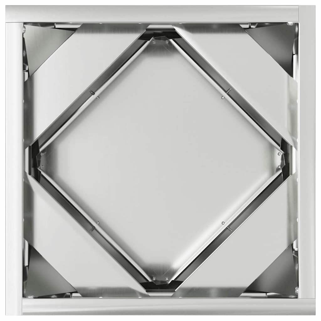 Plantekasse Sølv 30 x 30 x 30 cm Galvaniseret stål