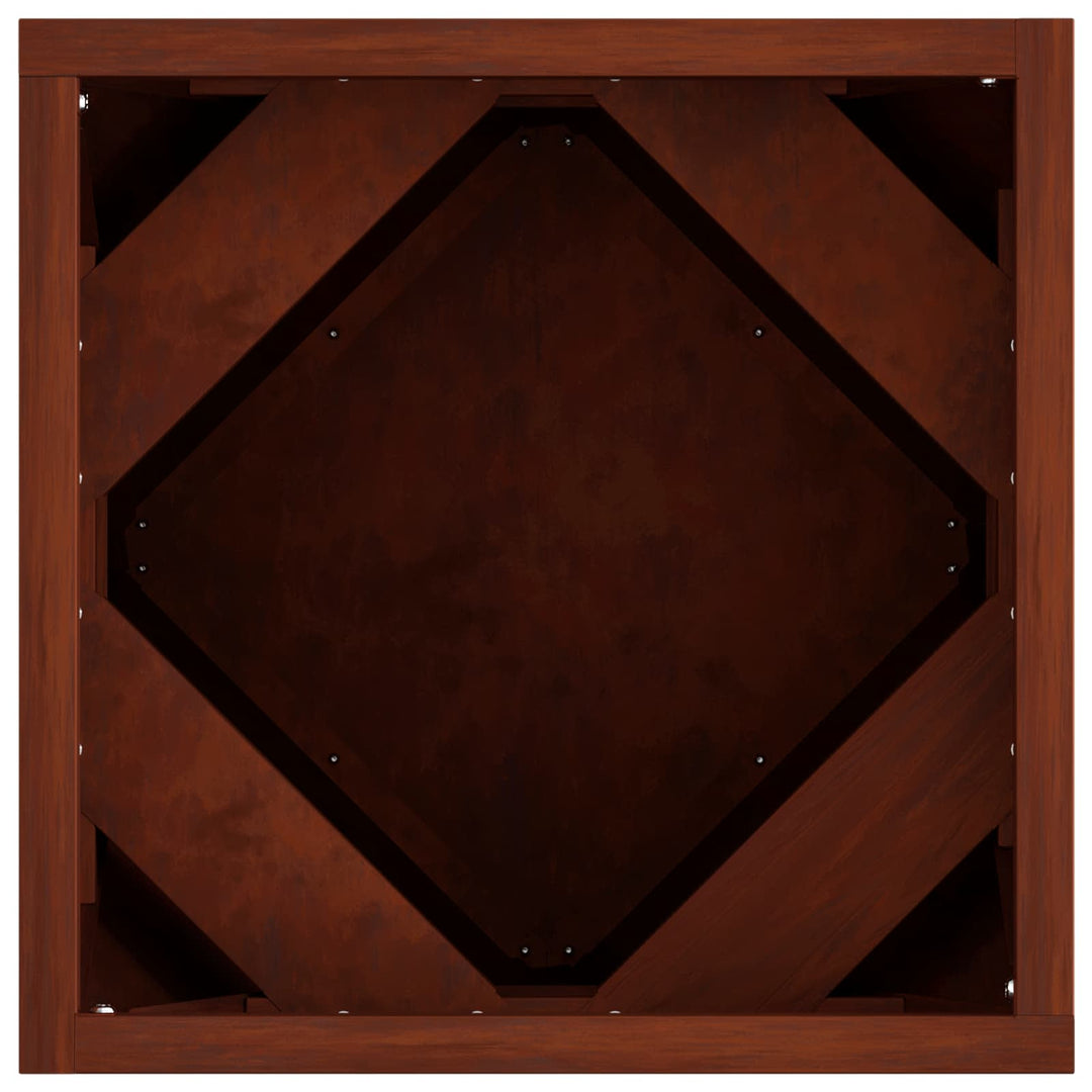 Plantekasse 2 stk. Rusten 30 x 30 x 30 cm Cortenstål
