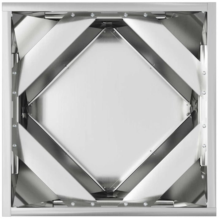 Plantekasse Sølv 40 x 40 x 40 cm Galvaniseret stål