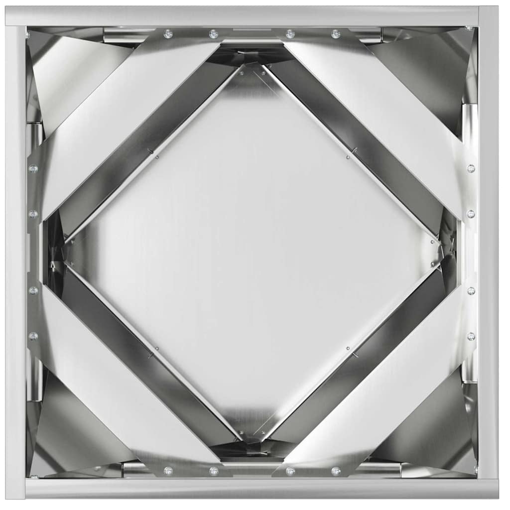 Plantekasse 2 stk. Sølv 40 x 40 x 40 cm Galvaniseret stål