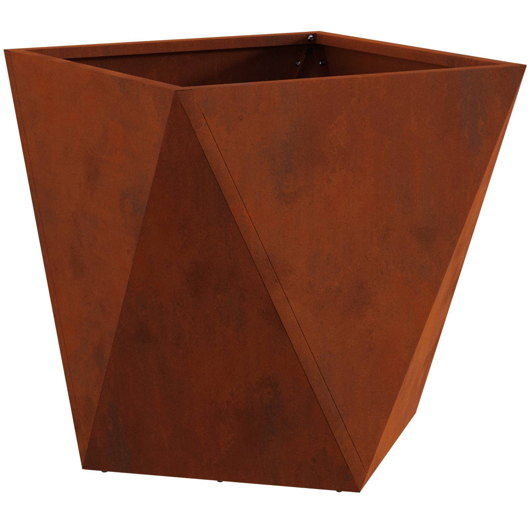 Plantekasse Rusten 40 x 40 x 40 cm Cortenstål