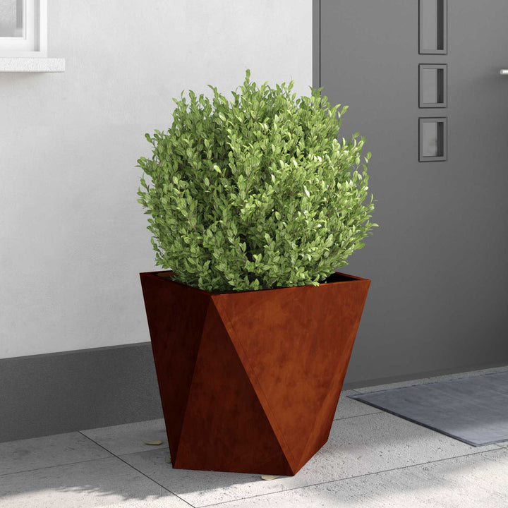 Plantekasse Rusten 50 x 50 x 50 cm Cortenstål