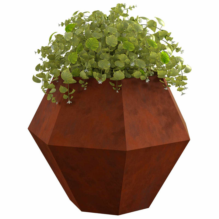 Plantekasse Rusten 100 x 100 x 80 cm Cortenstål