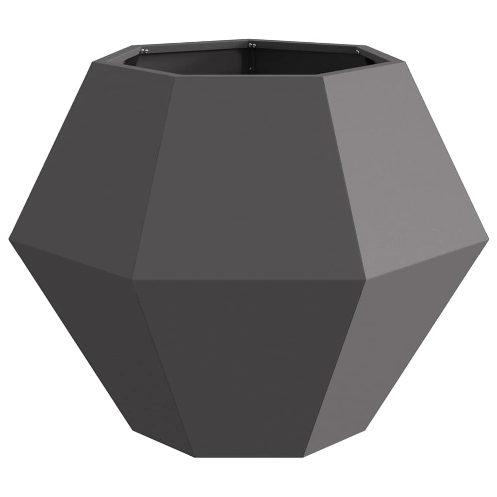Plantekasse Sort 75 x 75 x 60 cm Stål