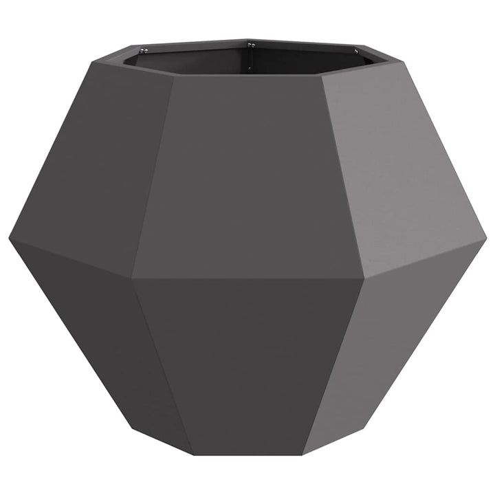 Plantekasse Sort 75 x 75 x 60 cm Stål