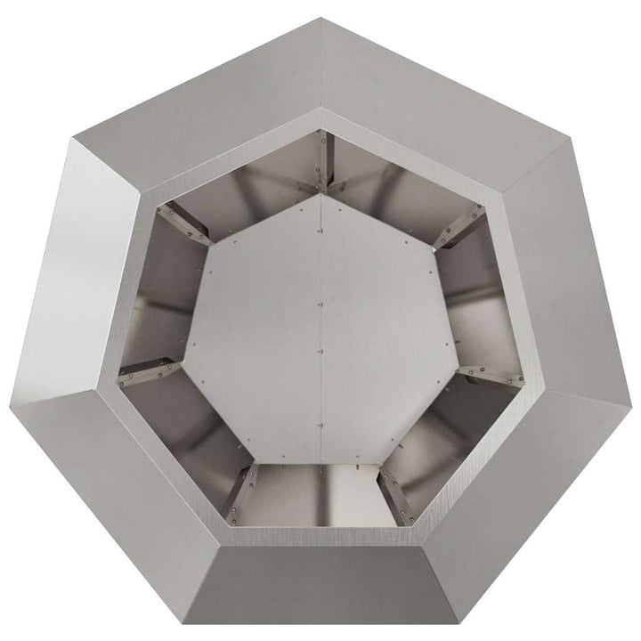 Plantekasse 2 stk. Sølv 75 x 75 x 60 cm Rustfrit stål