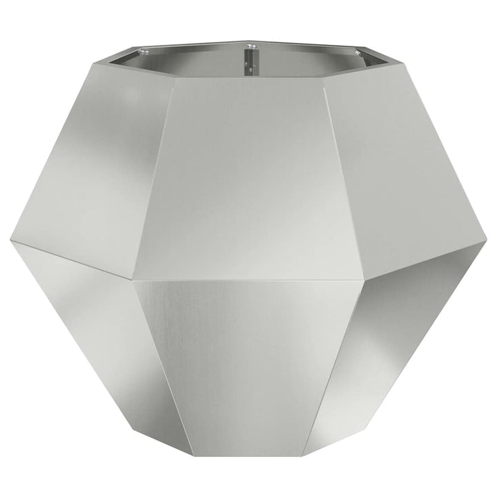 Plantekasse 2 stk. Sølv 75 x 75 x 60 cm Galvaniseret stål