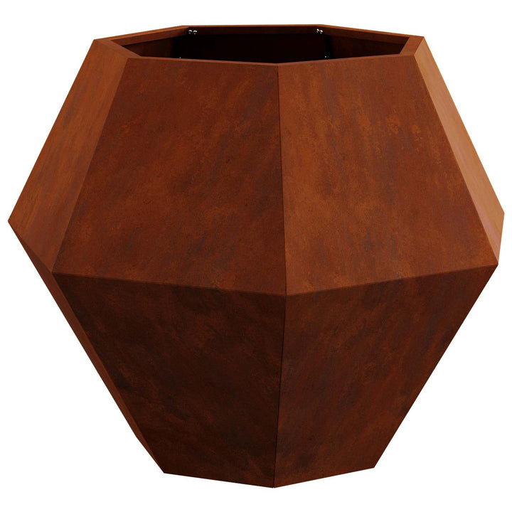 Plantekasse Rusten 75 x 75 x 60 cm Cortenstål