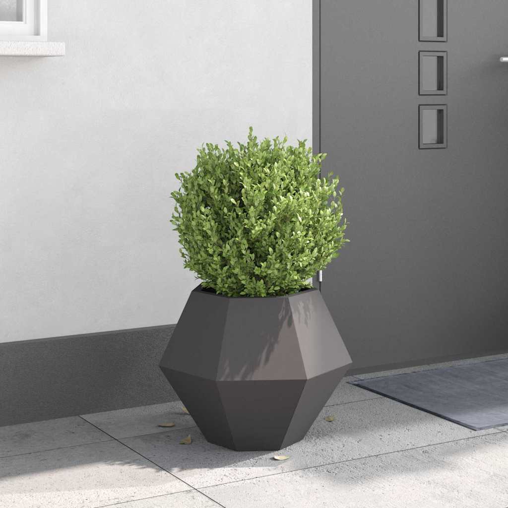 Plantekasse Sort 50 x 50 x 40 cm Stål
