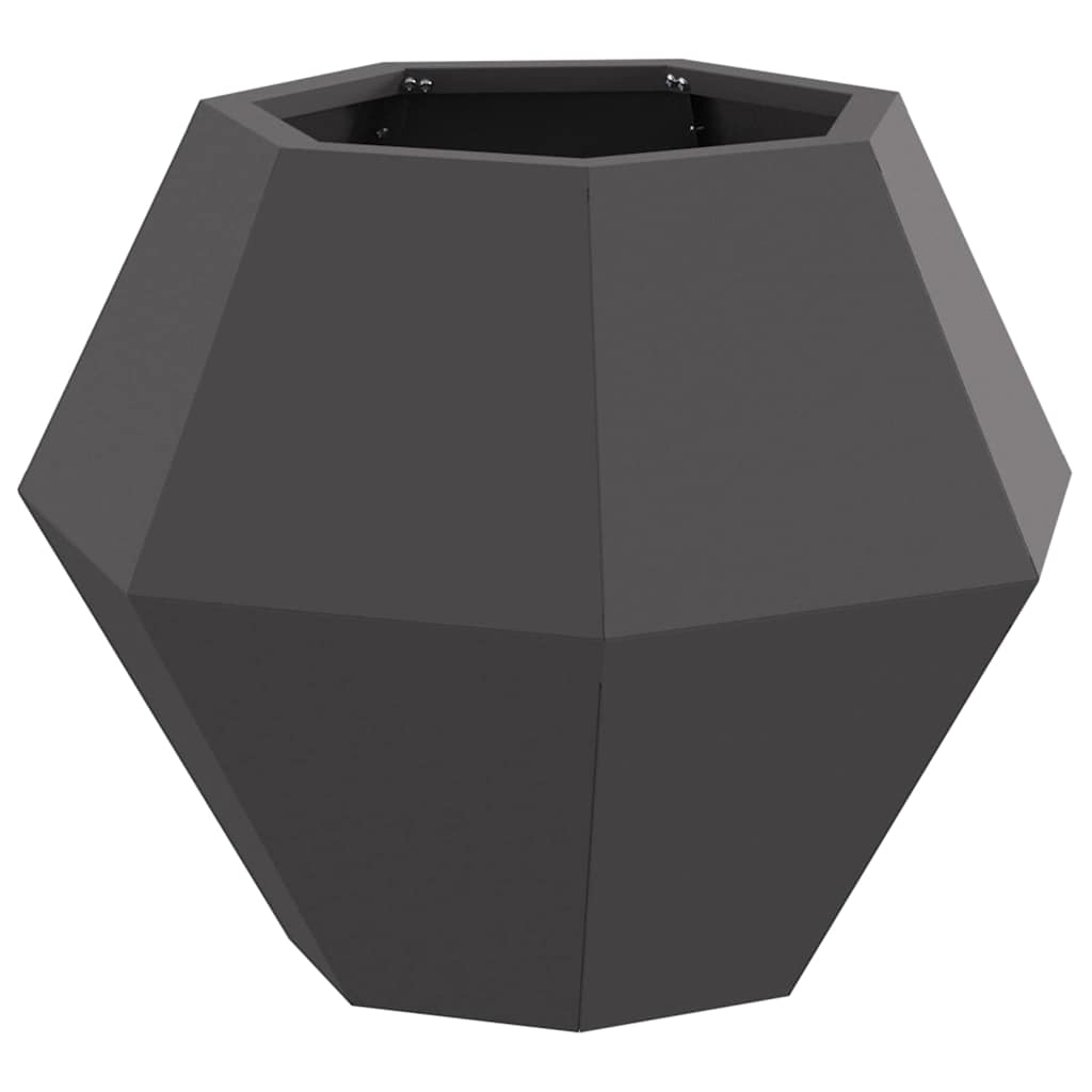 Plantekasse Sort 50 x 50 x 40 cm Stål