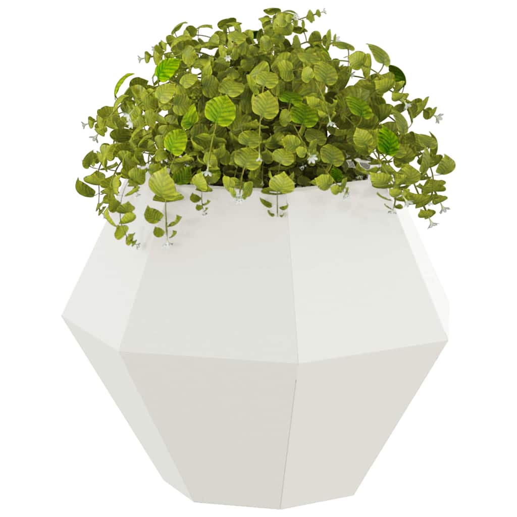 Plantekasse Hvid 50 x 50 x 40 cm Stål