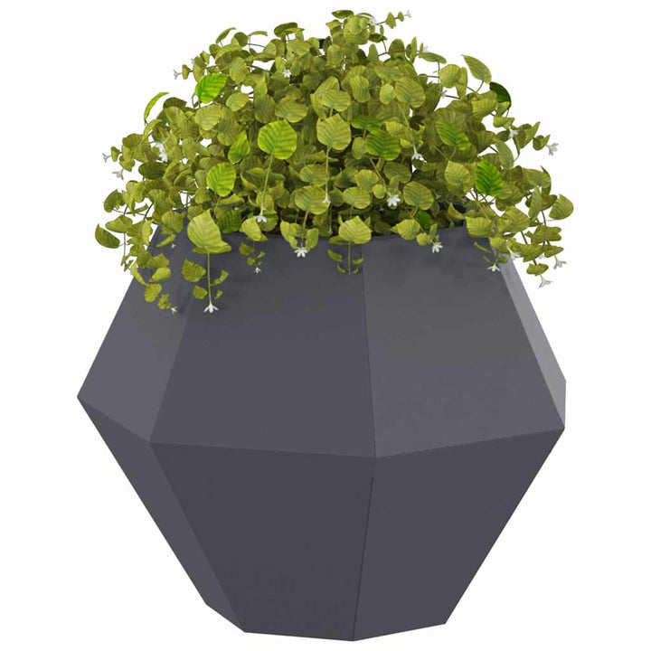 Plantekasse Antracit 50 x 50 x 40 cm Stål