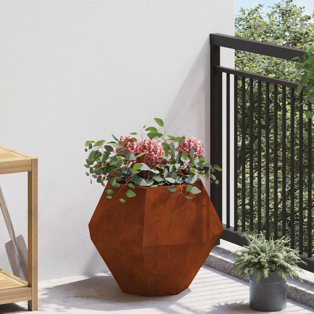 Plantekasse Rusten 50 x 50 x 40 cm Cortenstål