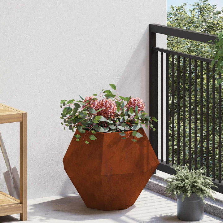 Plantekasse Rusten 50 x 50 x 40 cm Cortenstål