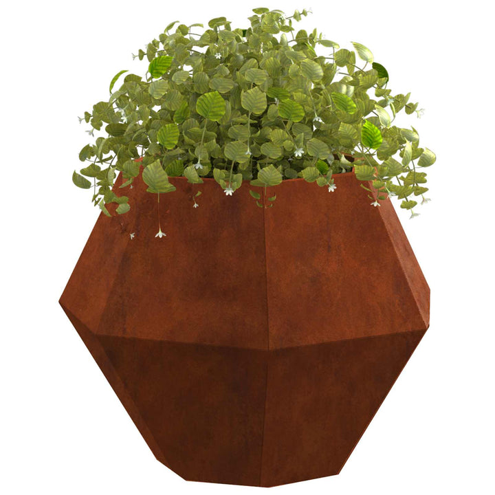 Plantekasse Rusten 50 x 50 x 40 cm Cortenstål