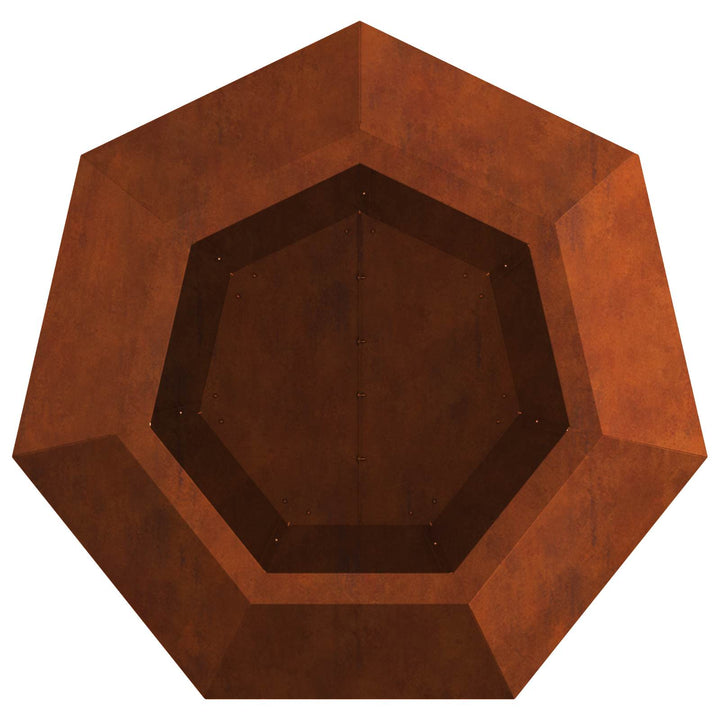 Plantekasse Rusten 50 x 50 x 40 cm Cortenstål
