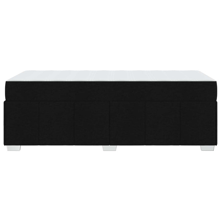 Sengestel med madras Sort 90 x 200 cm Stof