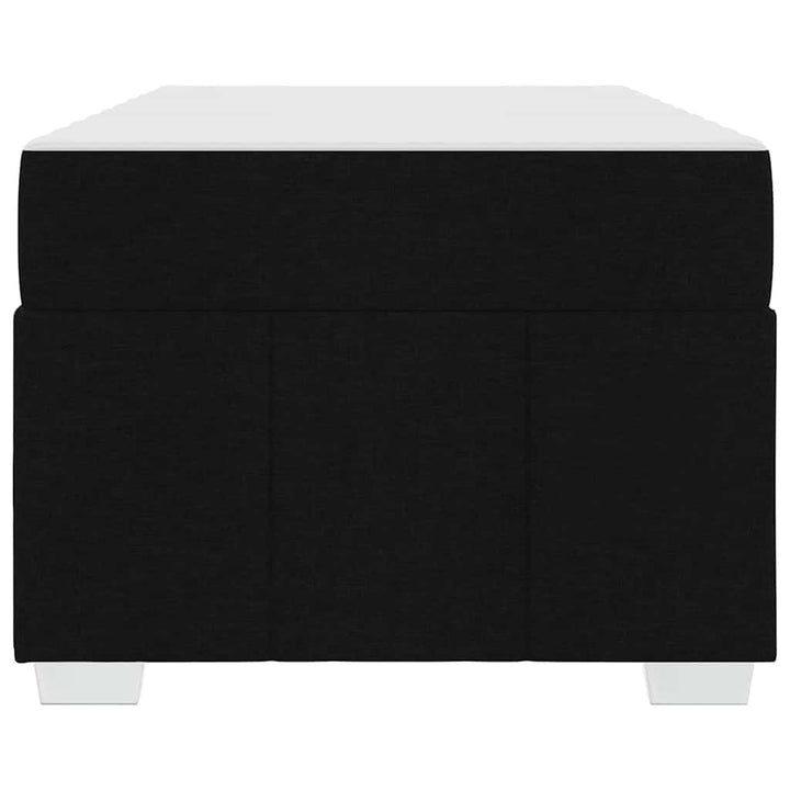 Sengestel med madras Sort 100 x 200 cm Stof