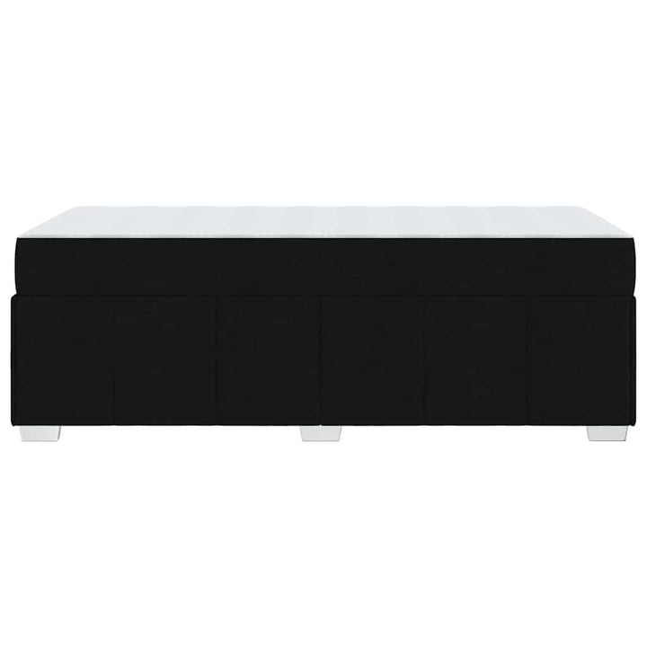 Sengestel med madras Sort 100 x 200 cm Stof