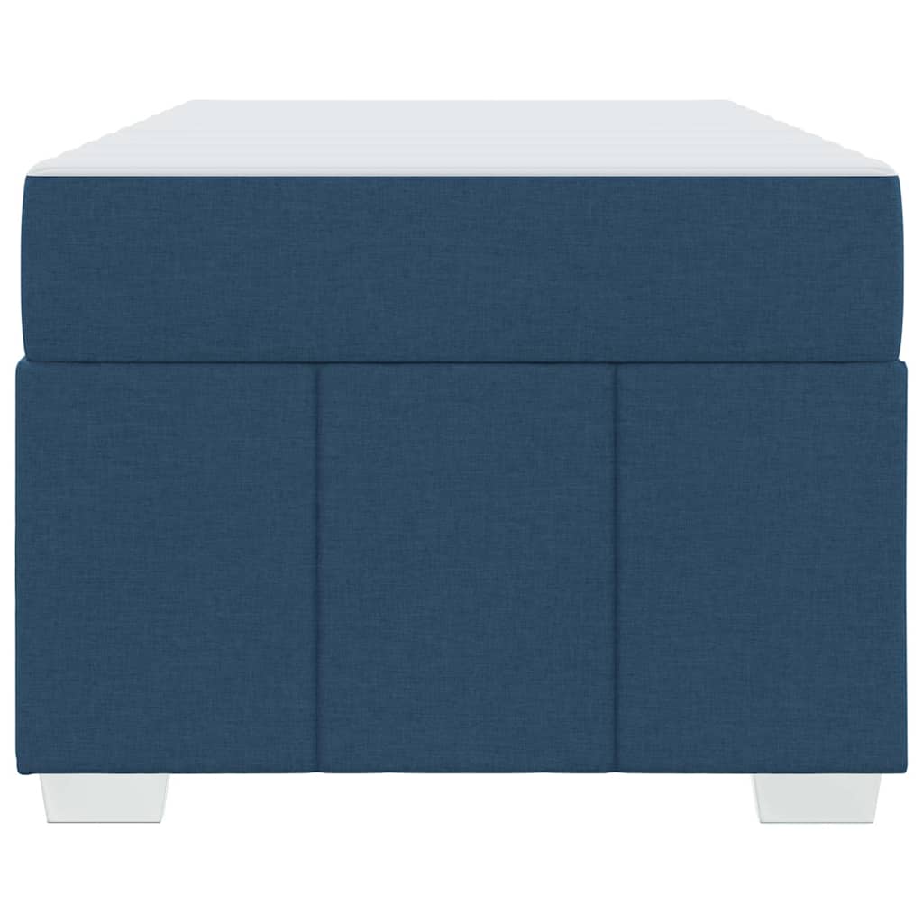 Sengestel med madras Blå 100 x 200 cm Stof