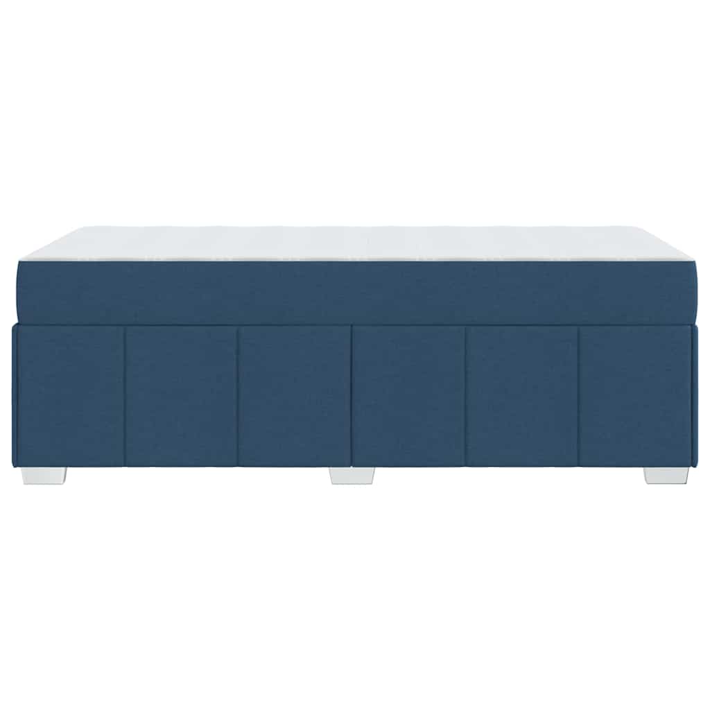 Sengestel med madras Blå 100 x 200 cm Stof