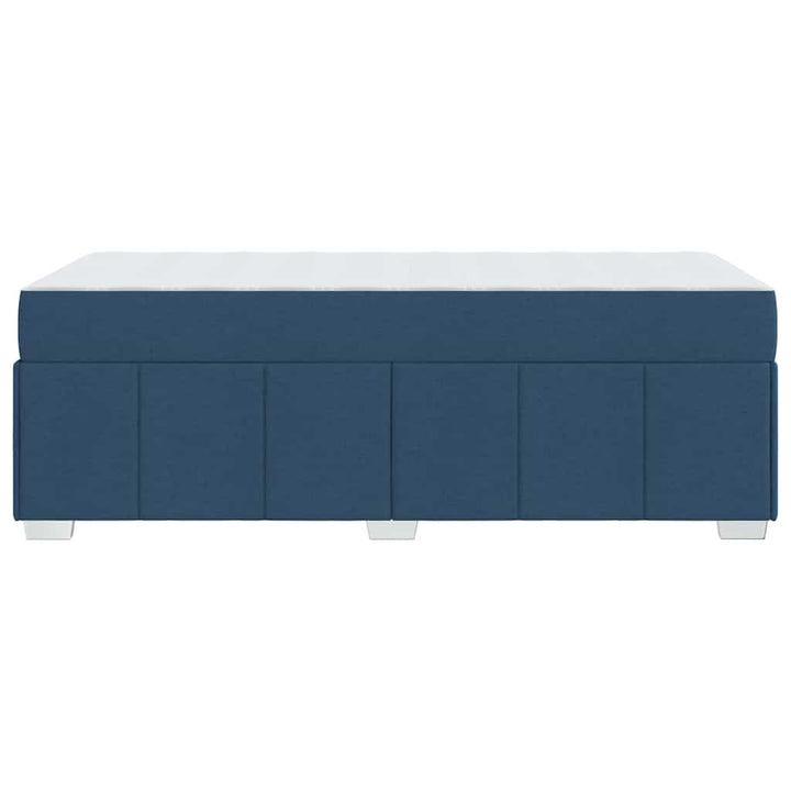 Sengestel med madras Blå 100 x 200 cm Stof