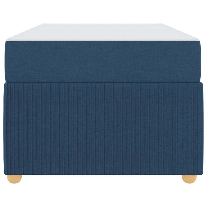 Sengestel med madras Blå 90 x 200 cm Stof