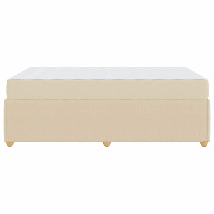 Sengestel Creme 120 x 190 cm Stof