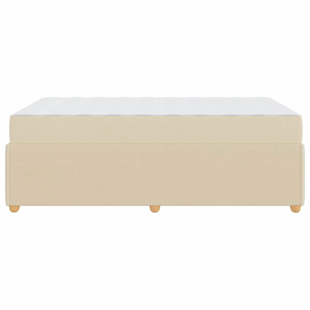 Sengestel Creme 120 x 200 cm Stof