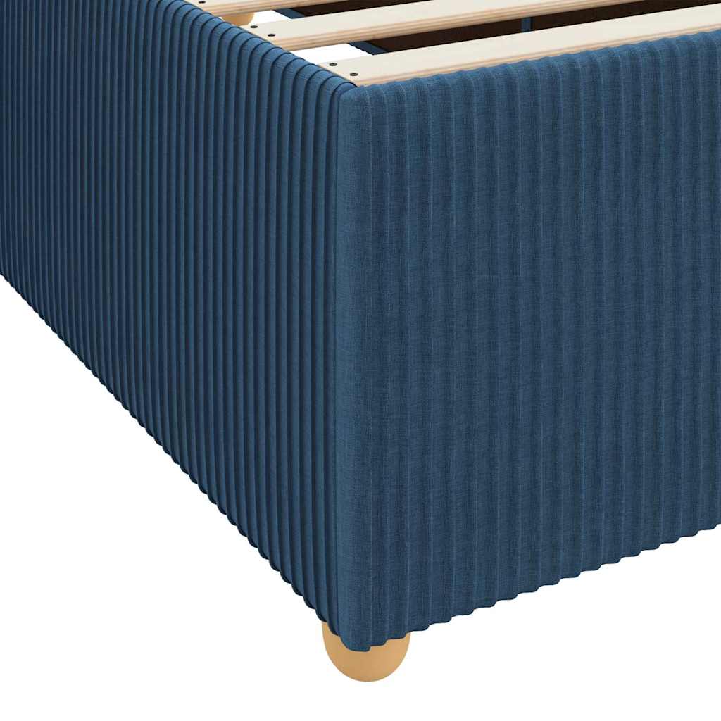 Sengestel Blå 140 x 200 cm Stof