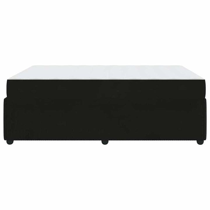 Sengestel Sort 140 x 200 cm Stof