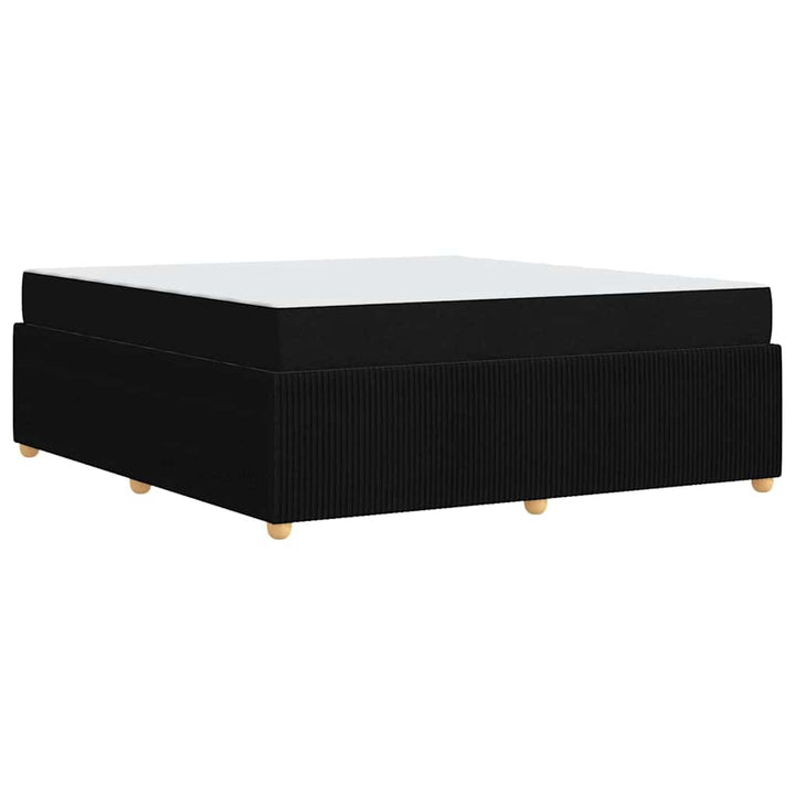 Sengestel Sort 180 x 200 cm Stof